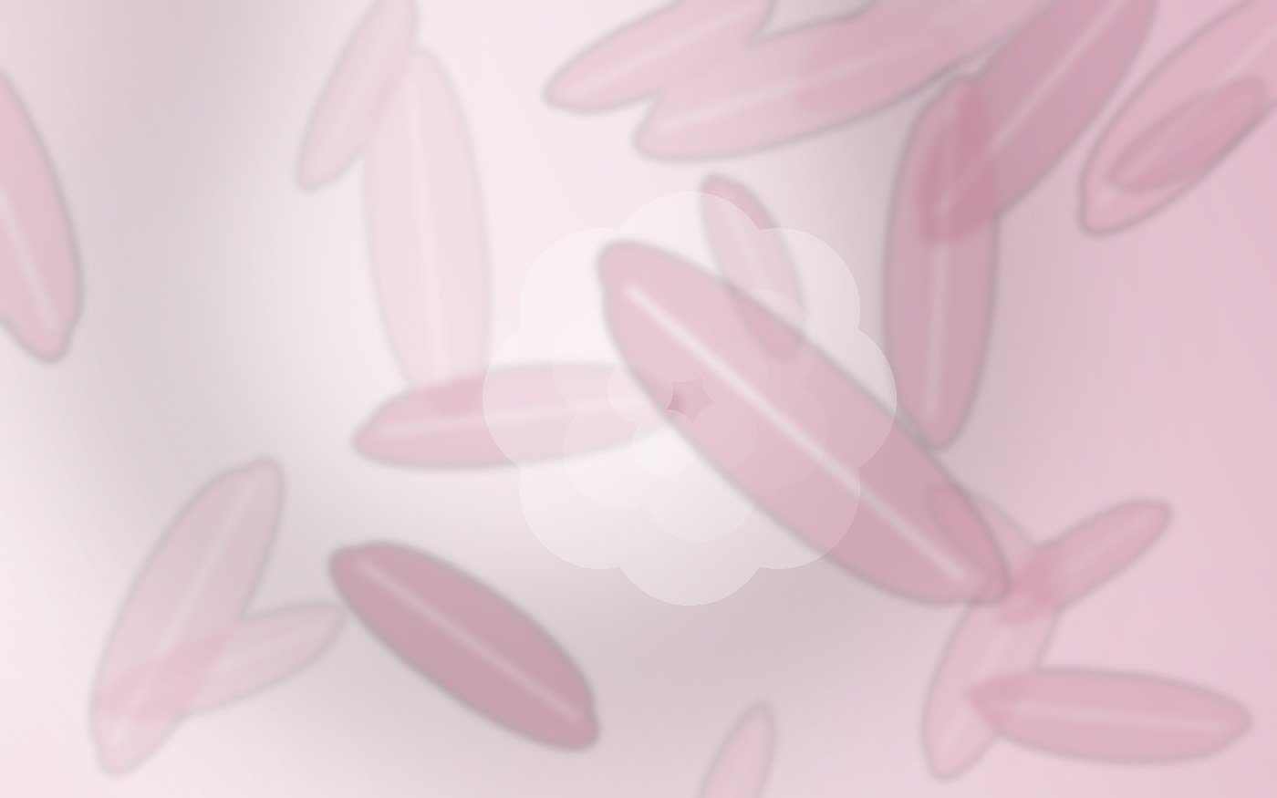 Soft abstract botanical illustration