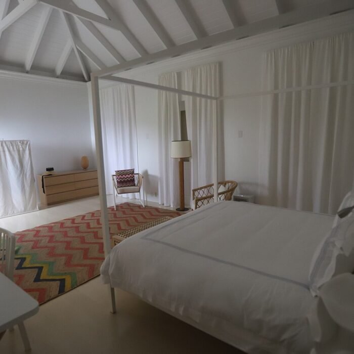 A bright, calm bedroom