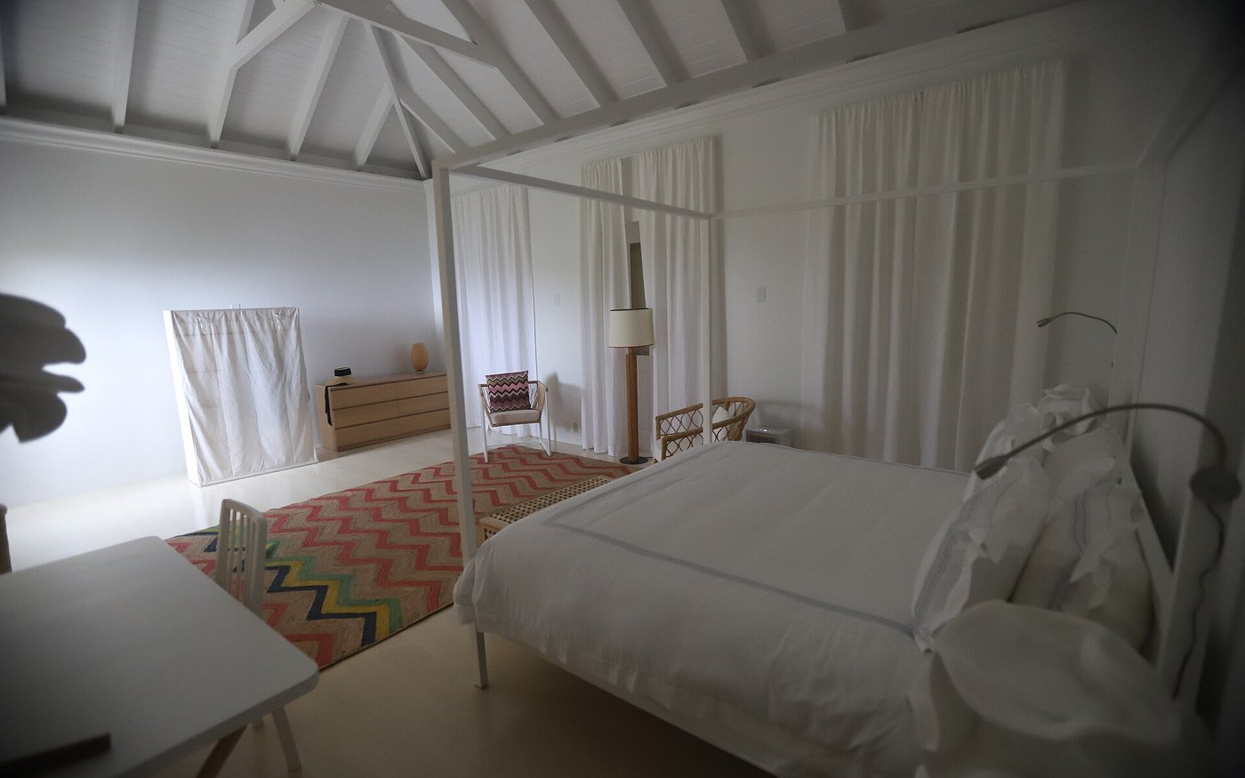 A bright, calm bedroom